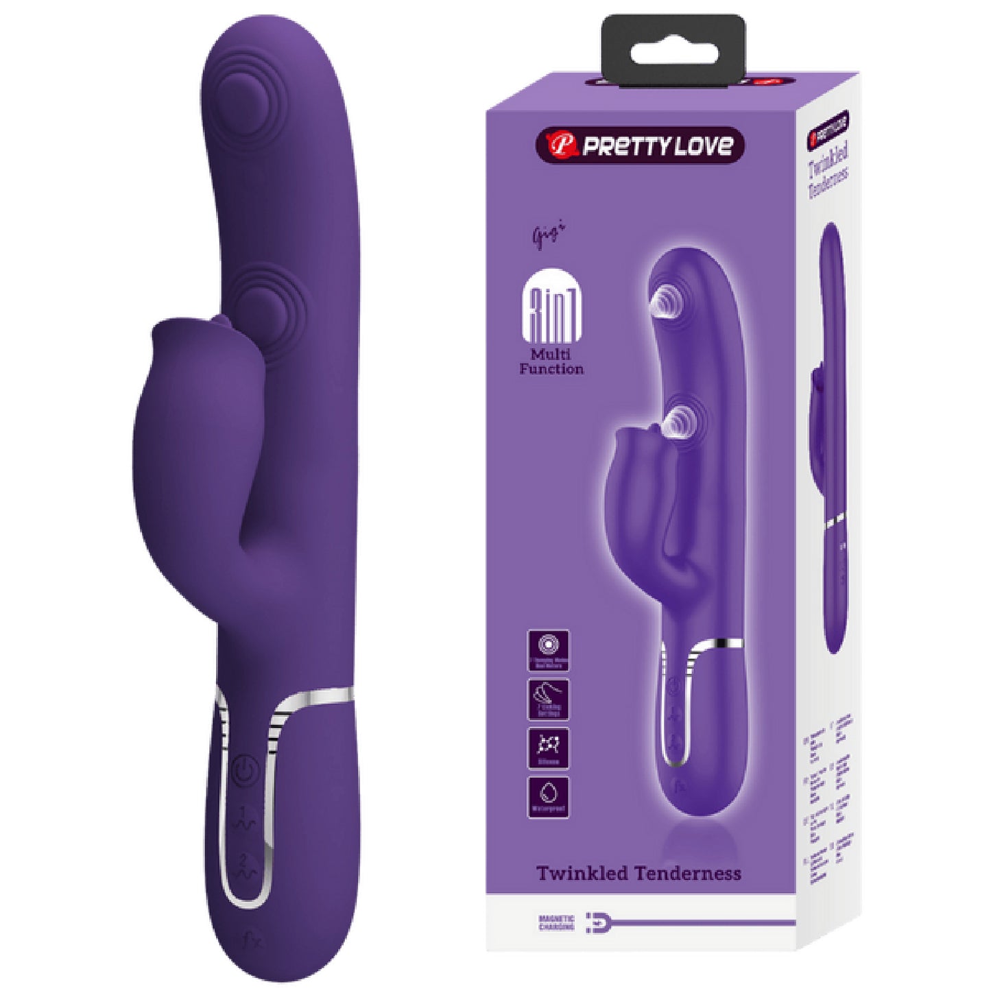 Gigi - 3in1 Multi-function Vibrator - sex kits sets Australia | sex toys for couples Australia