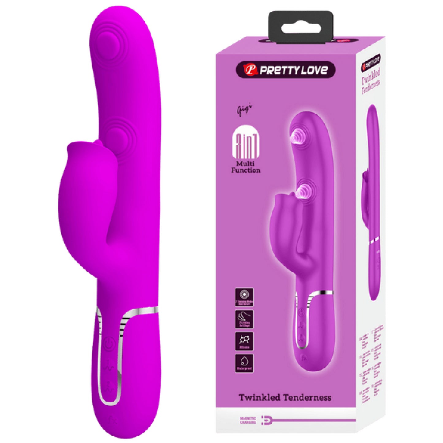 Gigi - 3in1 Multi-function Vibrator - sex kits sets Australia | sex toys for couples Australia