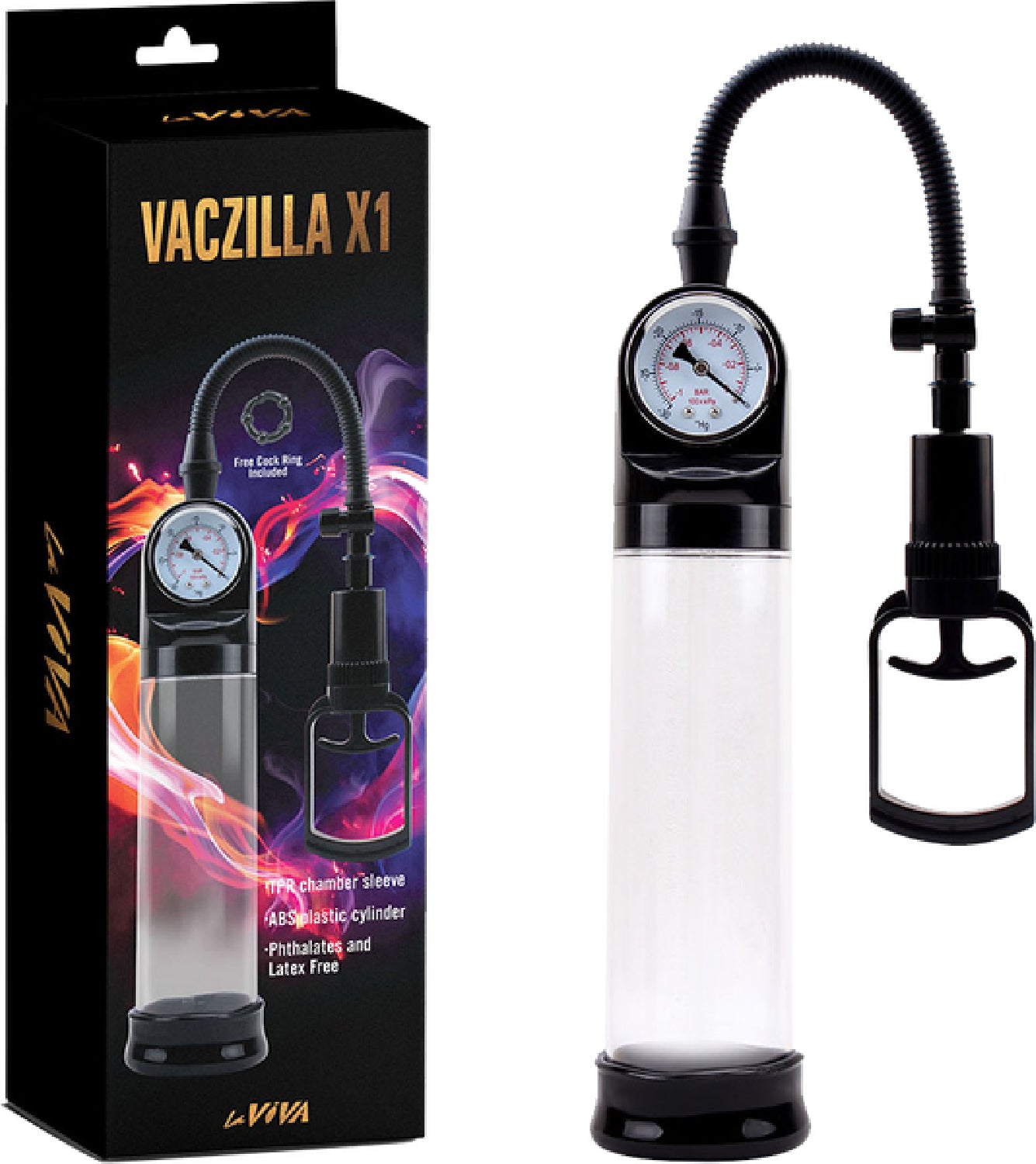 Vaczilla X1 - glass sex toys Australia | Best Cock Rings in Australia