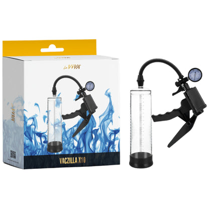 Vaczilla X10 Trigger Gauge Hand Grip Penis Pump - Best Anal Toys in Australia | Fetish Gear Australia
