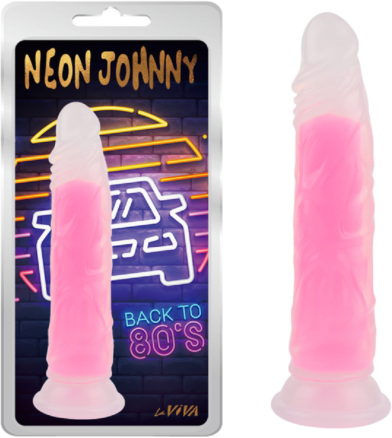 Neon Johnny 8.4"  Plus Free Clean Vibe - Buy Sex Swings in Australia | Penis Pumps in Australia