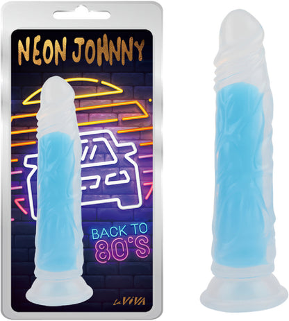 Neon Johnny 8.4"  Plus Free Clean Vibe - Buy Sex Swings in Australia | Penis Pumps in Australia