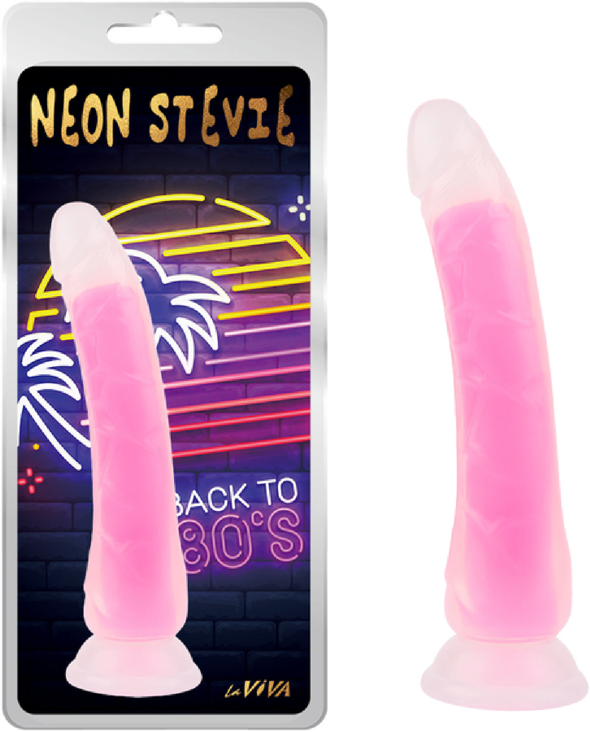 Neon Stevie 8.4"  Plus Free Clean Vibe - sex toys online | sex toys, adult