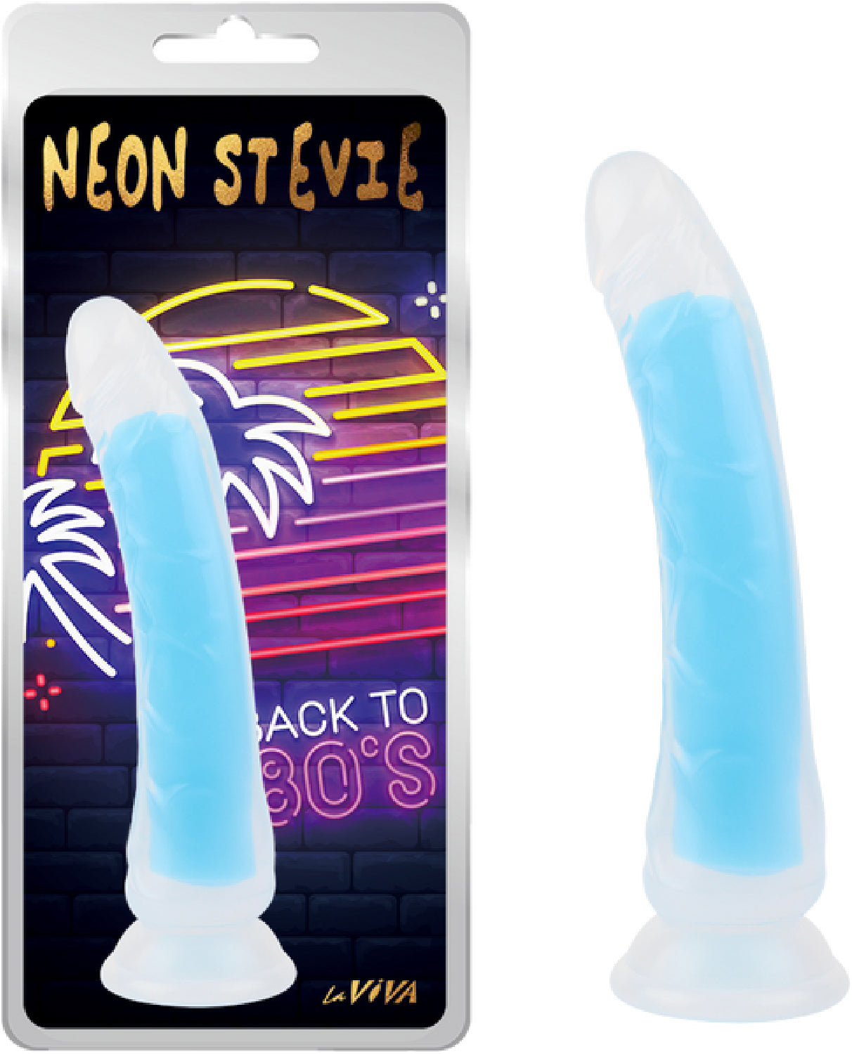 Neon Stevie 8.4"  Plus Free Clean Vibe - sex toys online | sex toys, adult