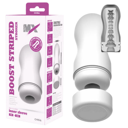 Boost Striped Stroker - Adult Store Australia | female sex toys