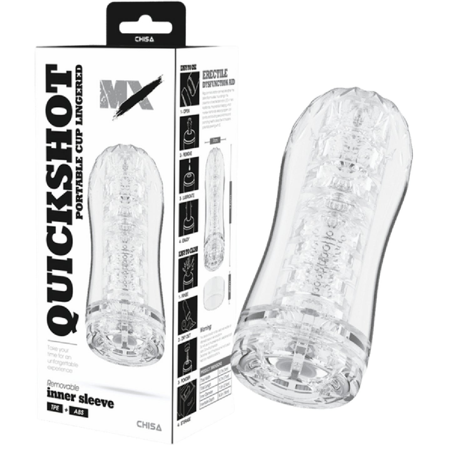 Quickshot Portable Cup Lingered - fetish gear Australia | Best Anal Toys in Australia