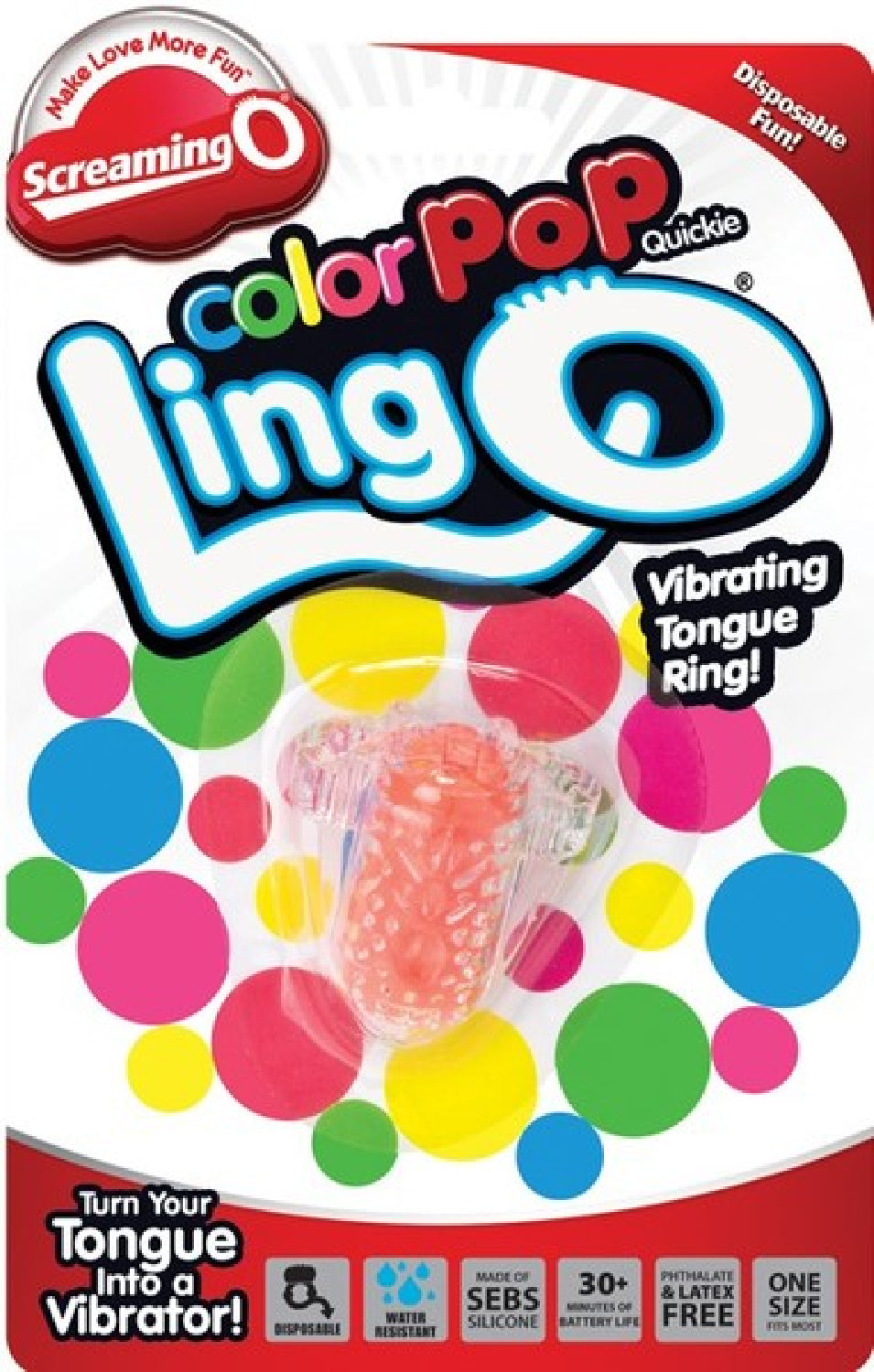 ColorPop Quickie Ling O - adult store online Australia | Best Cock Rings in Australia