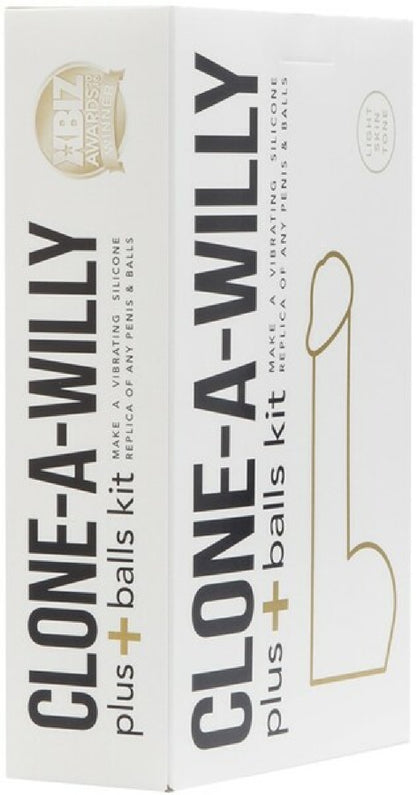 Clone-A-willy Plus With Balls - glass sex toys Australia | sex lubes Australia