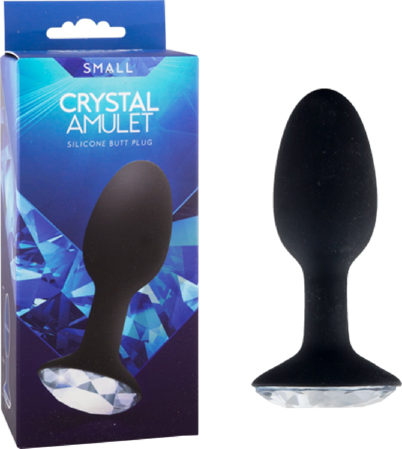 Crystal Amulet Silicone Buttplug - Small - bondage gear Australia | sex kits Australia