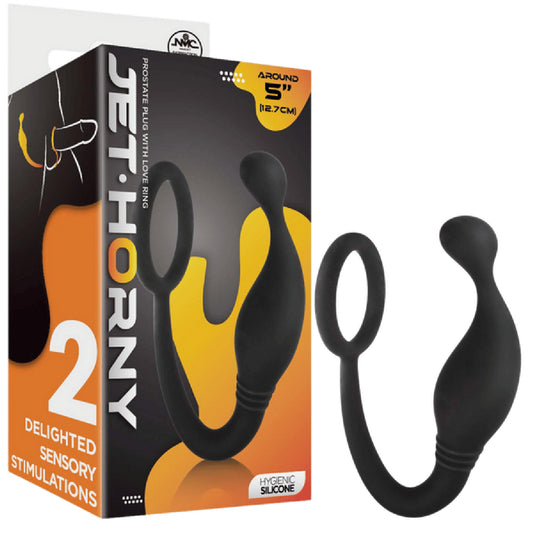 Prostate Plug with Love Ring - Fetish Gear Australia | sex hygiene products Australia