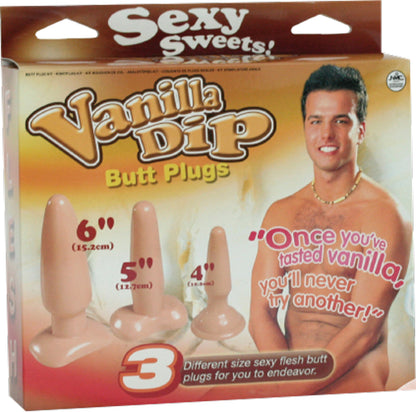 Vanilla Dip Butt Plugs - Dildos in Australia | Best Cock Rings in Australia