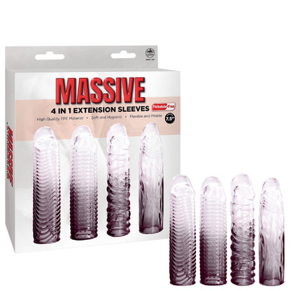 4 in 1 Extension Sleeve - bullet vibrators Australia | sex toys online