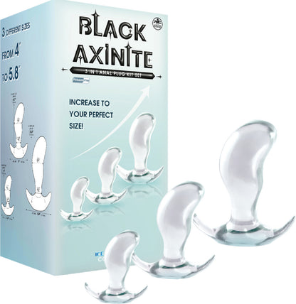 3 In 1 Anal Plug Kit Set - Best Cock Rings in Australia | sex hygiene products Australia