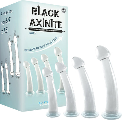 4 In 1 Anal Plug Kit Set - male sex toys | sex hygiene products Australia
