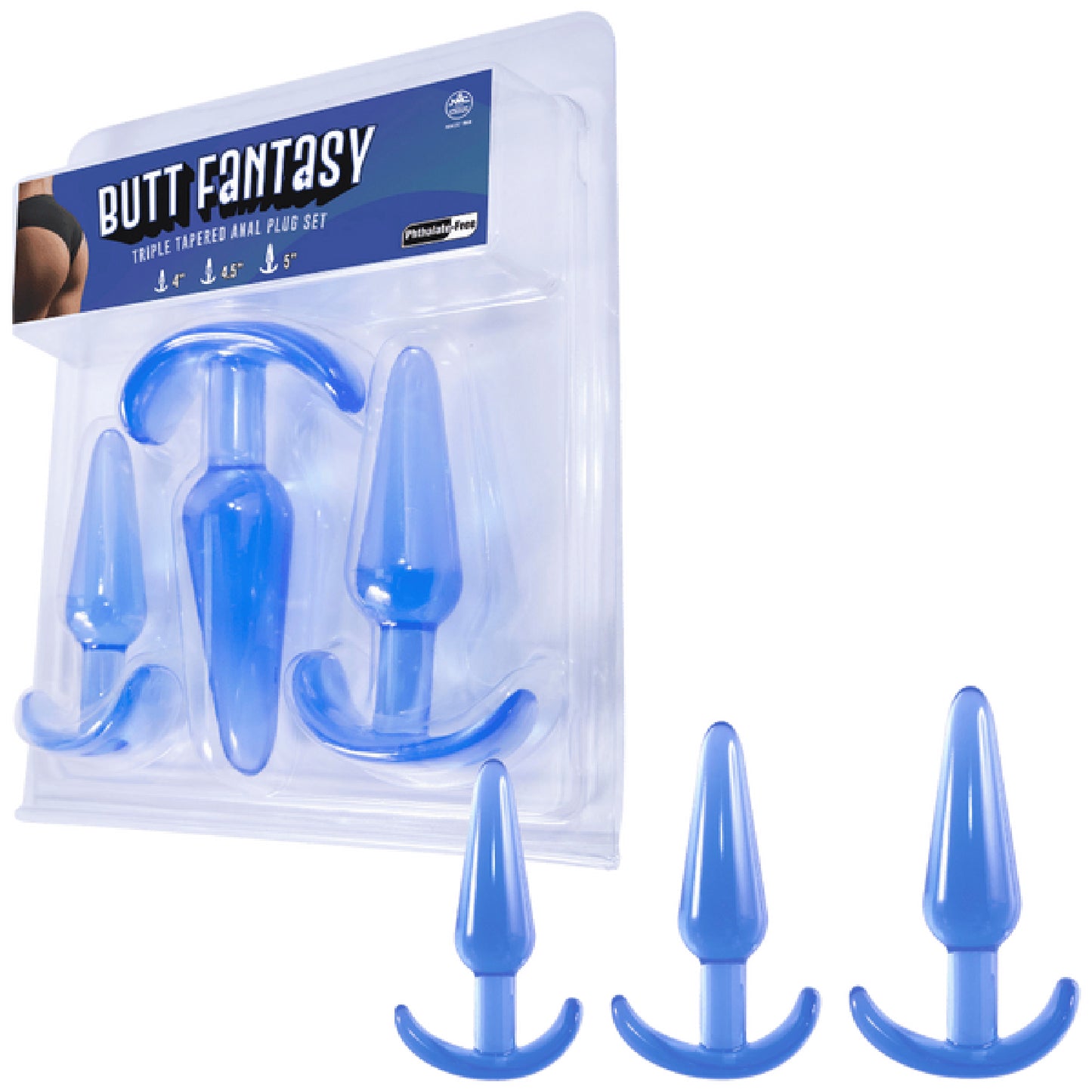 Butt Fantasy - Triple Tapered Anal Plug Set - Best Anal Toys in Australia | Bullet Vibrators in Australia