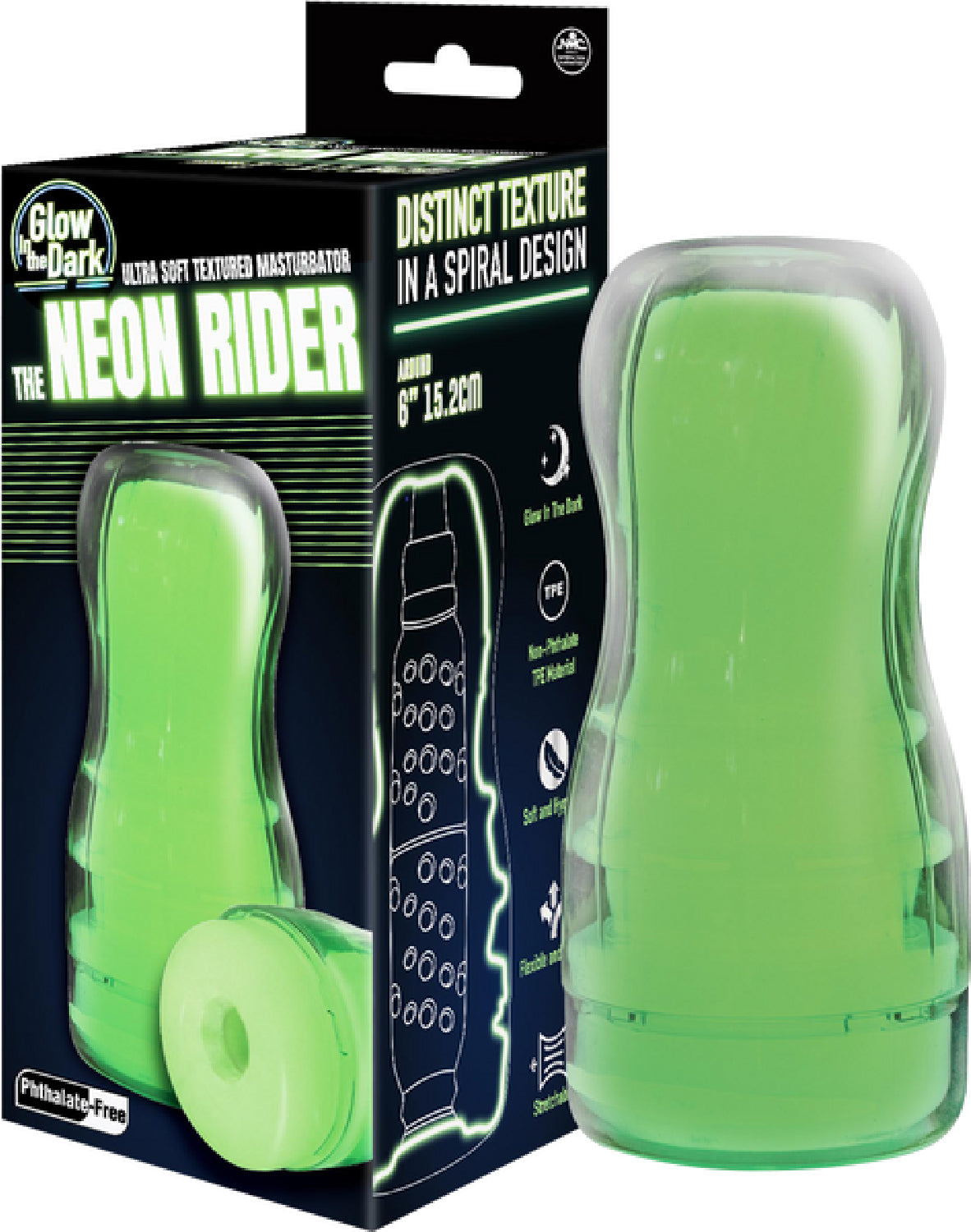 The Neon Rider Masturbator 6" - Adult Store Australia | adult store online Australia