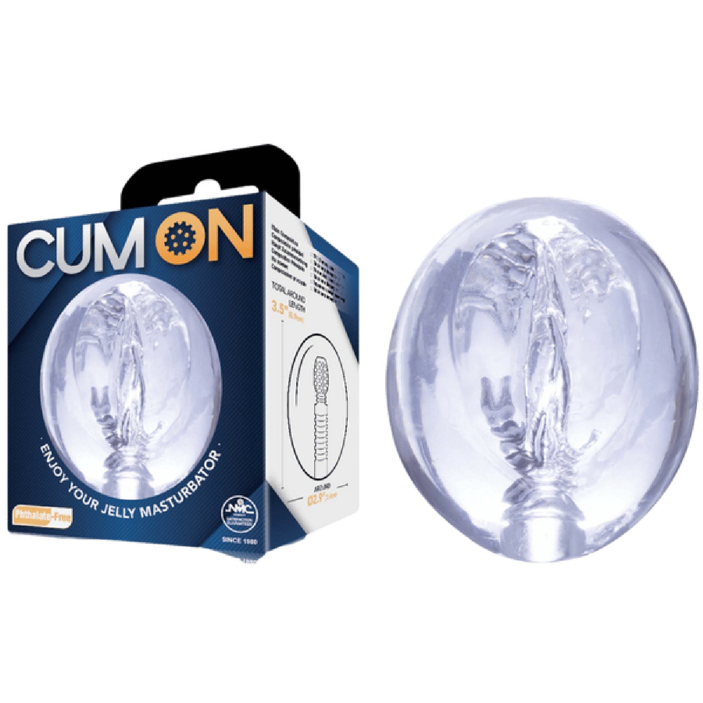Pocket Jelly Masturbator 3.5" - male sex toys | glass sex toys Australia