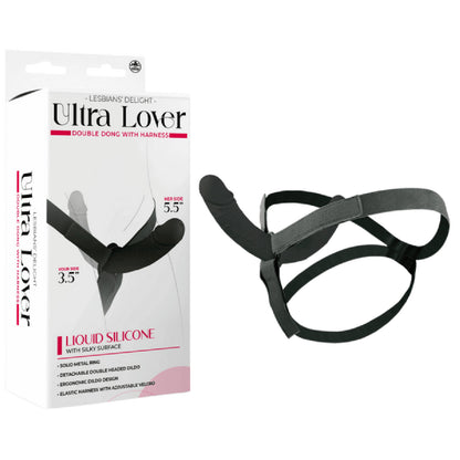 Ultra Lover - Double Penetrix Dong with Harness - sex toys, adult | female sex toys