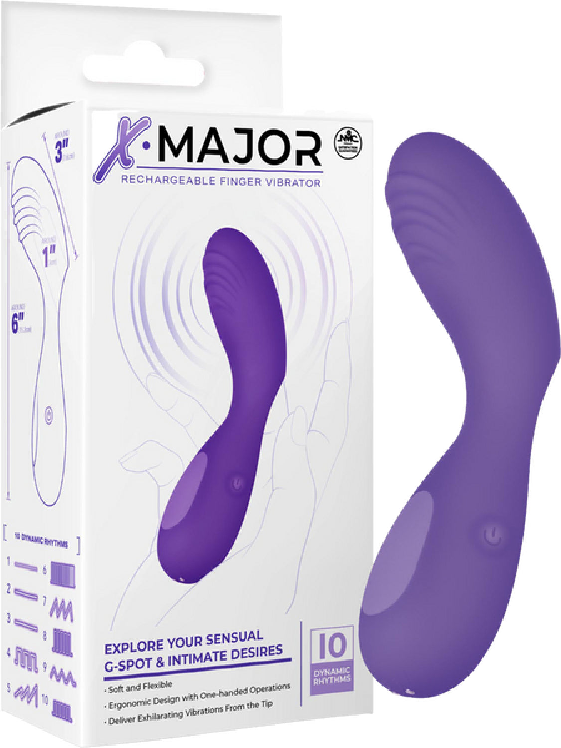 Rechargeable Finger Vibrator - sex toys, adult | Buy Sex Dolls in Australia