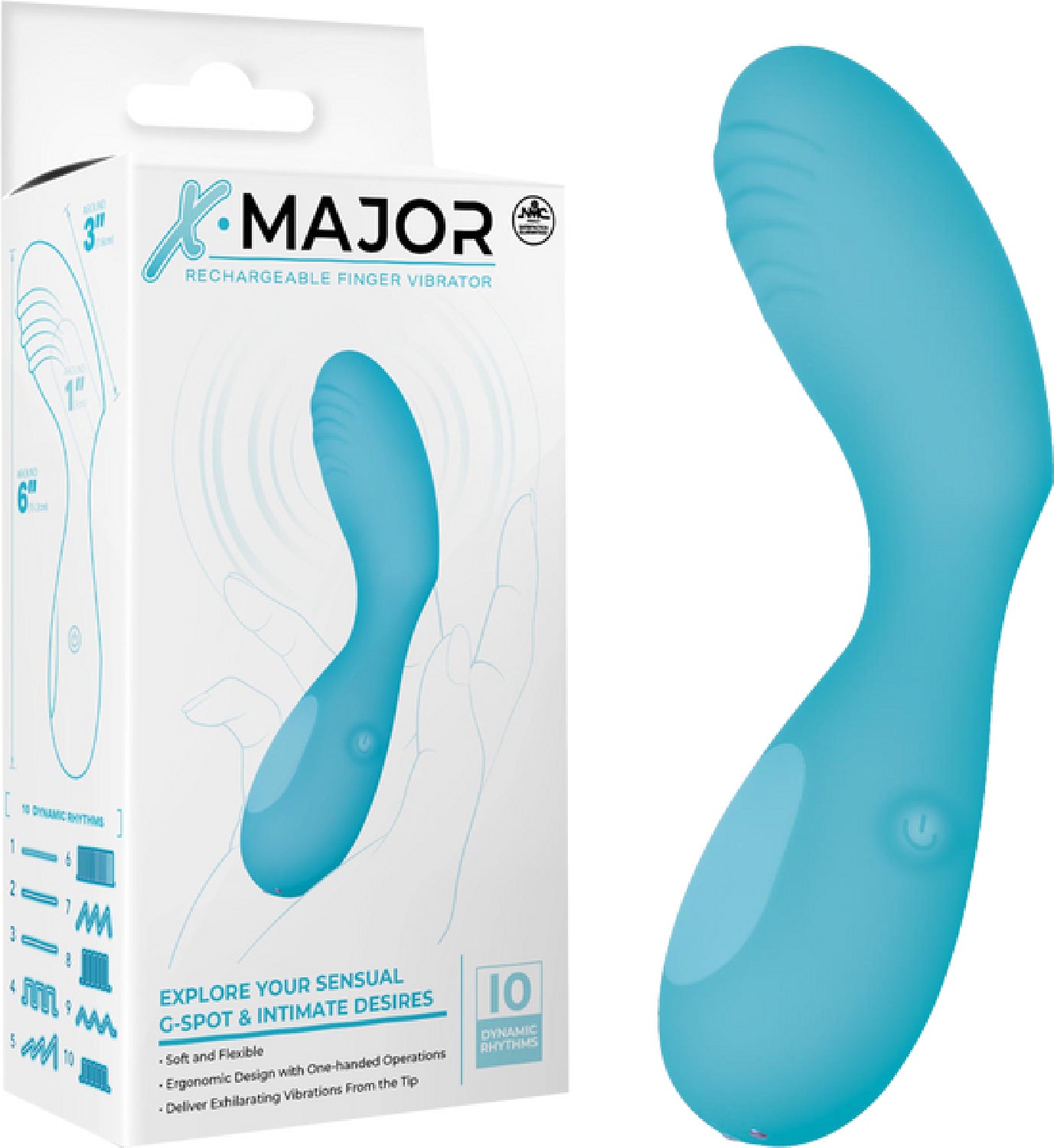 Rechargeable Finger Vibrator - sex toys, adult | Buy Sex Dolls in Australia