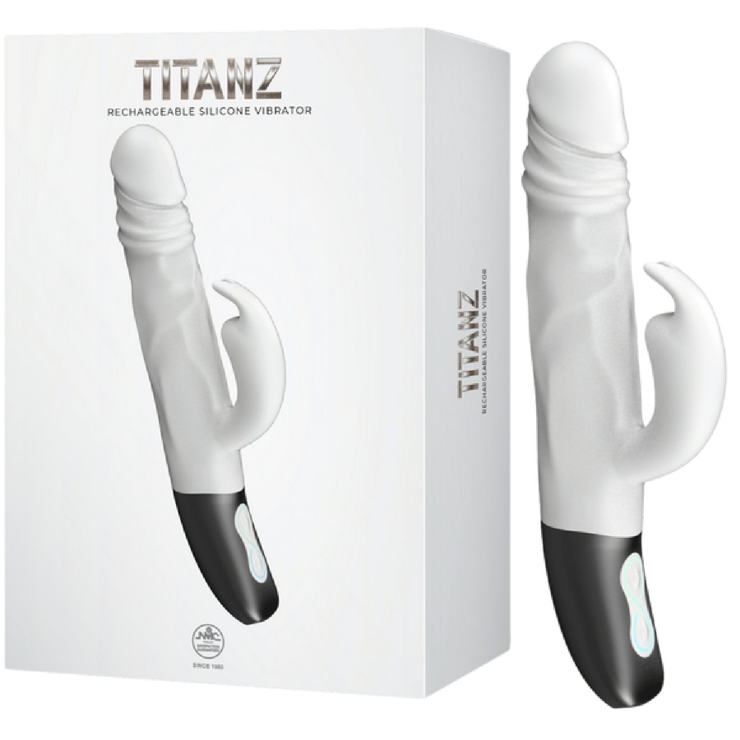 Rotating Rabbit Rechargeable Silicone Vibrator - female sex toys | Buy Bondage Gear in Australia