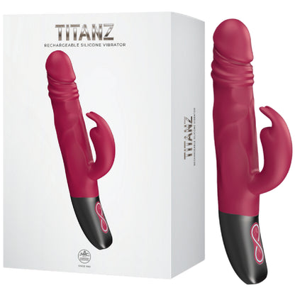 Rotating Rabbit Rechargeable Silicone Vibrator - female sex toys | Buy Bondage Gear in Australia