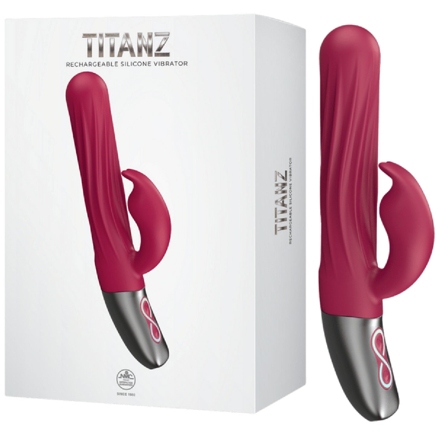 Thrusting Rabbit Rechargeable Silicone Vibrator - dildos Australia | female strap ons Australia