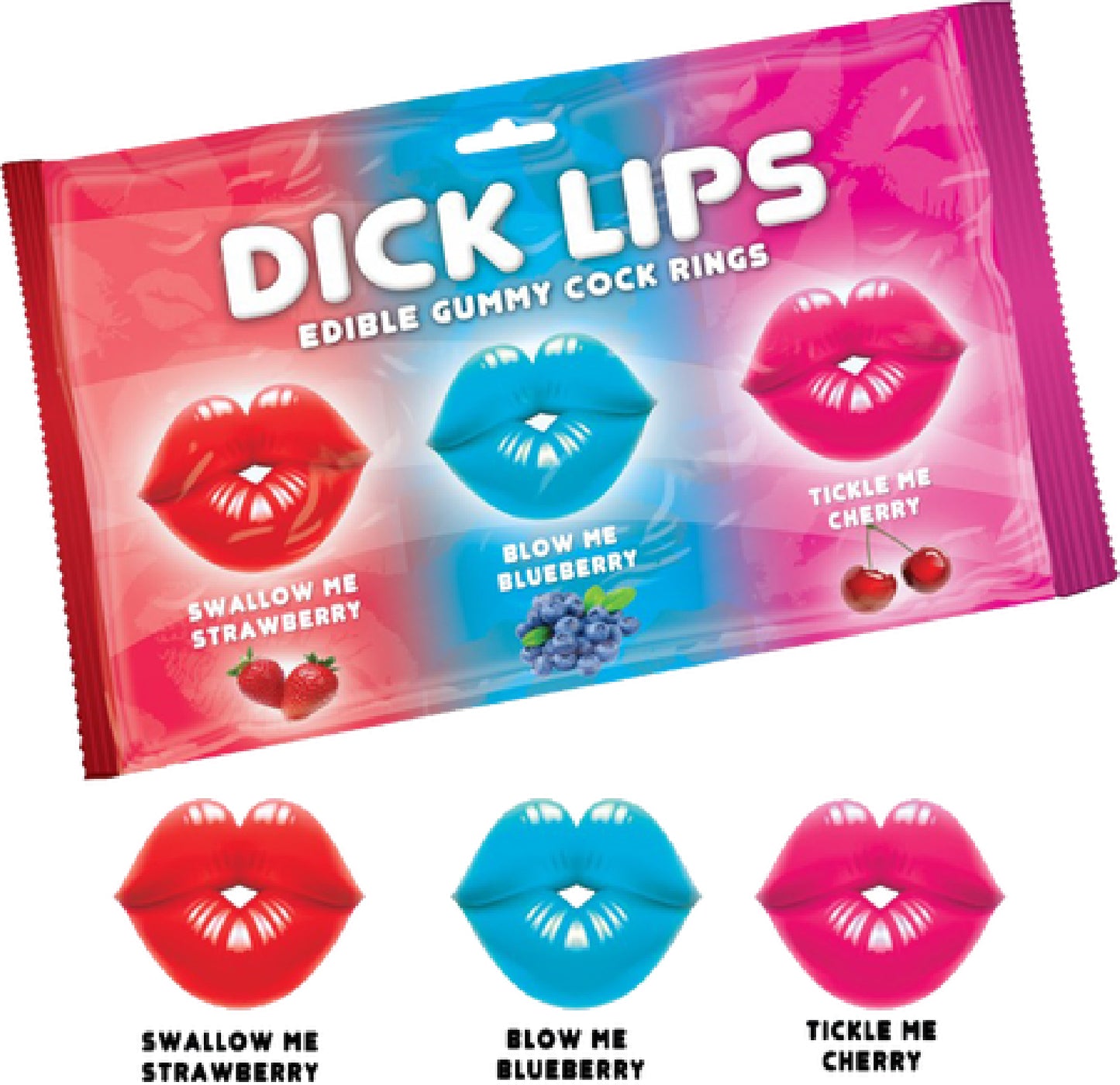 Dick Lips Gummy Cock Rings