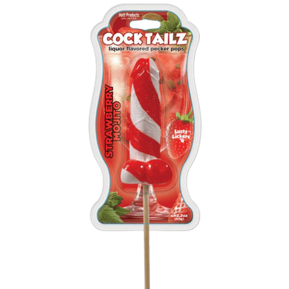 Cocktailz Strawberry Mojito Pecker Pop - Female Strap Ons in Australia | penis pumps Australia