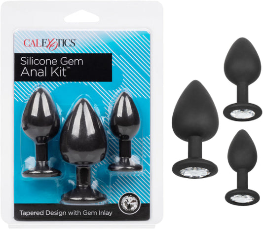 Silicone Gem Anal Kit - Dildos in Australia | condoms online Aust