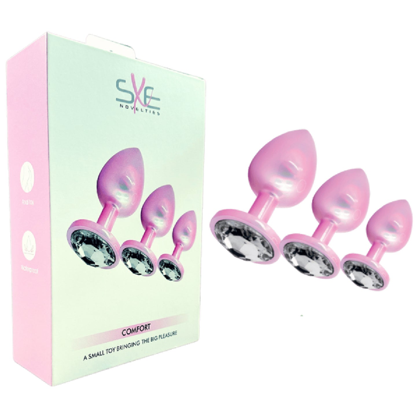 Comfort - Butt Plug Kit - Strap Ons in Australia | Couple Sex Toys in Australia