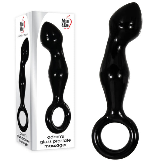 Adam & Eve ADAMS GLASS PROSTATE MASSAGER - Best Cock Rings in Aus