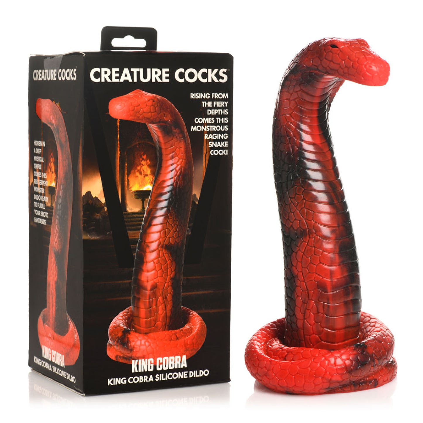 Creature Cocks King Cobra Silicone Dildo - Fetish Gear Australia | Strap Ons in Australia