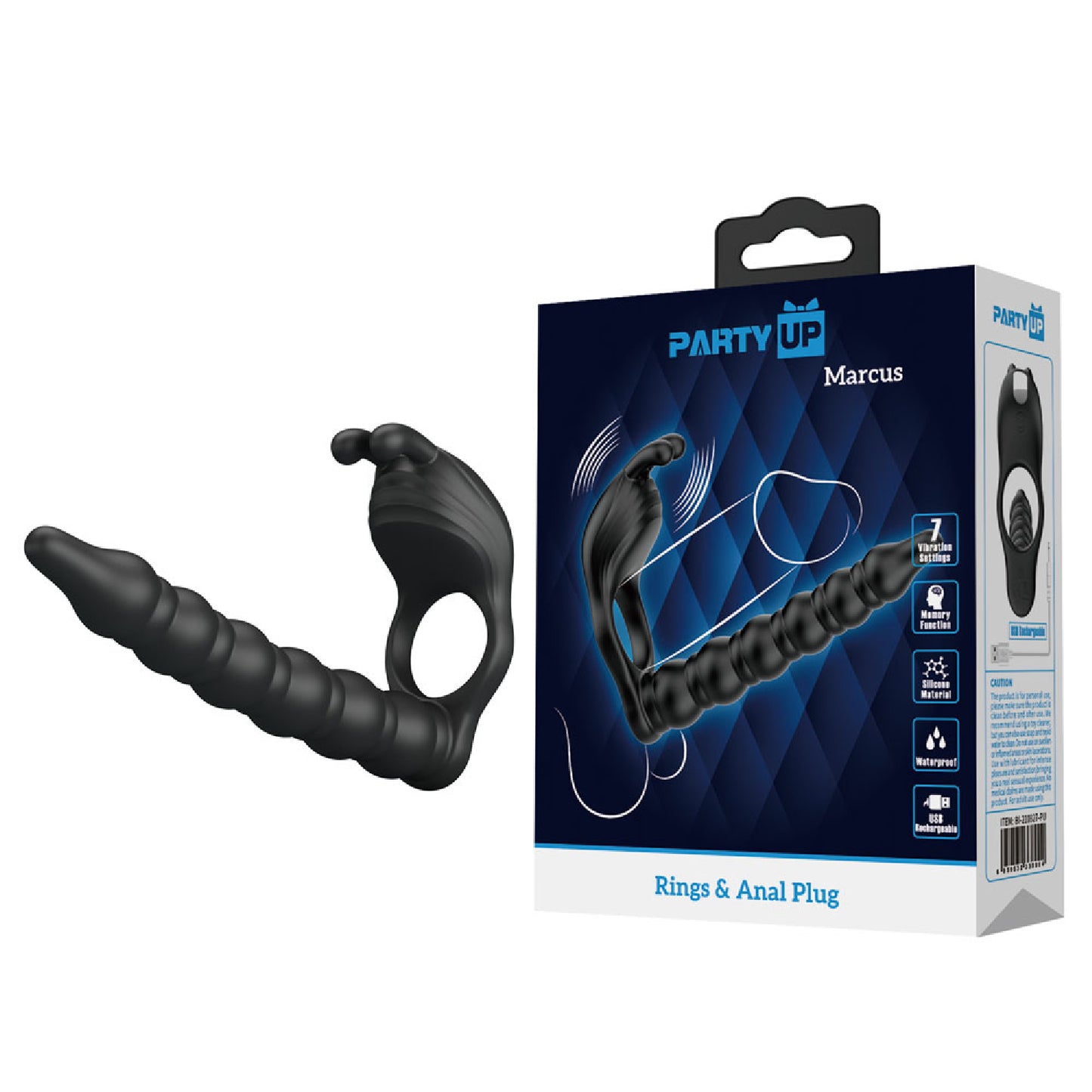 Party Up MARCUS Ring & Anal Plug