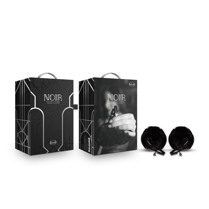 Noir Pom Adjustable Nipple Clamps - Best Cock Rings in Australia | sex kits sets Australia