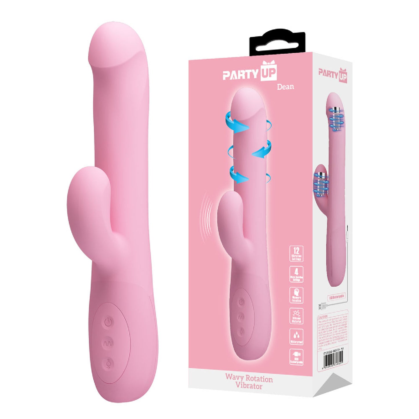 Party Up DEAN Wavy Rotation Vibe - Pink