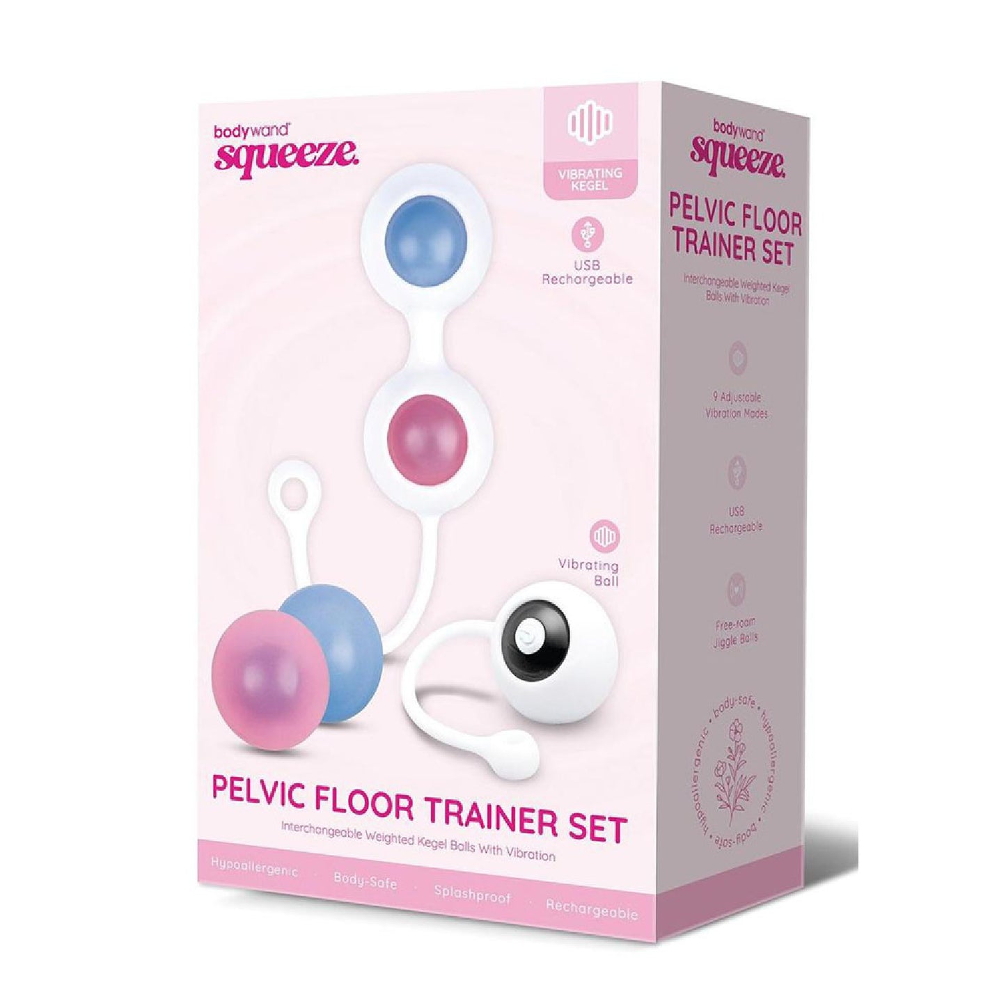 Bodywand Squeeze Pelvic Floor Trainer Set - sex lubes Australia | fetish gear Australia
