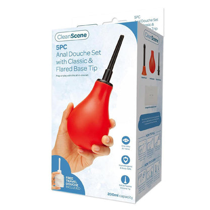 CleanScene 5 Piece Anal Douche Set with Classic & Flared Tips - Buy Sex Swings in Australia | sex toys, adult