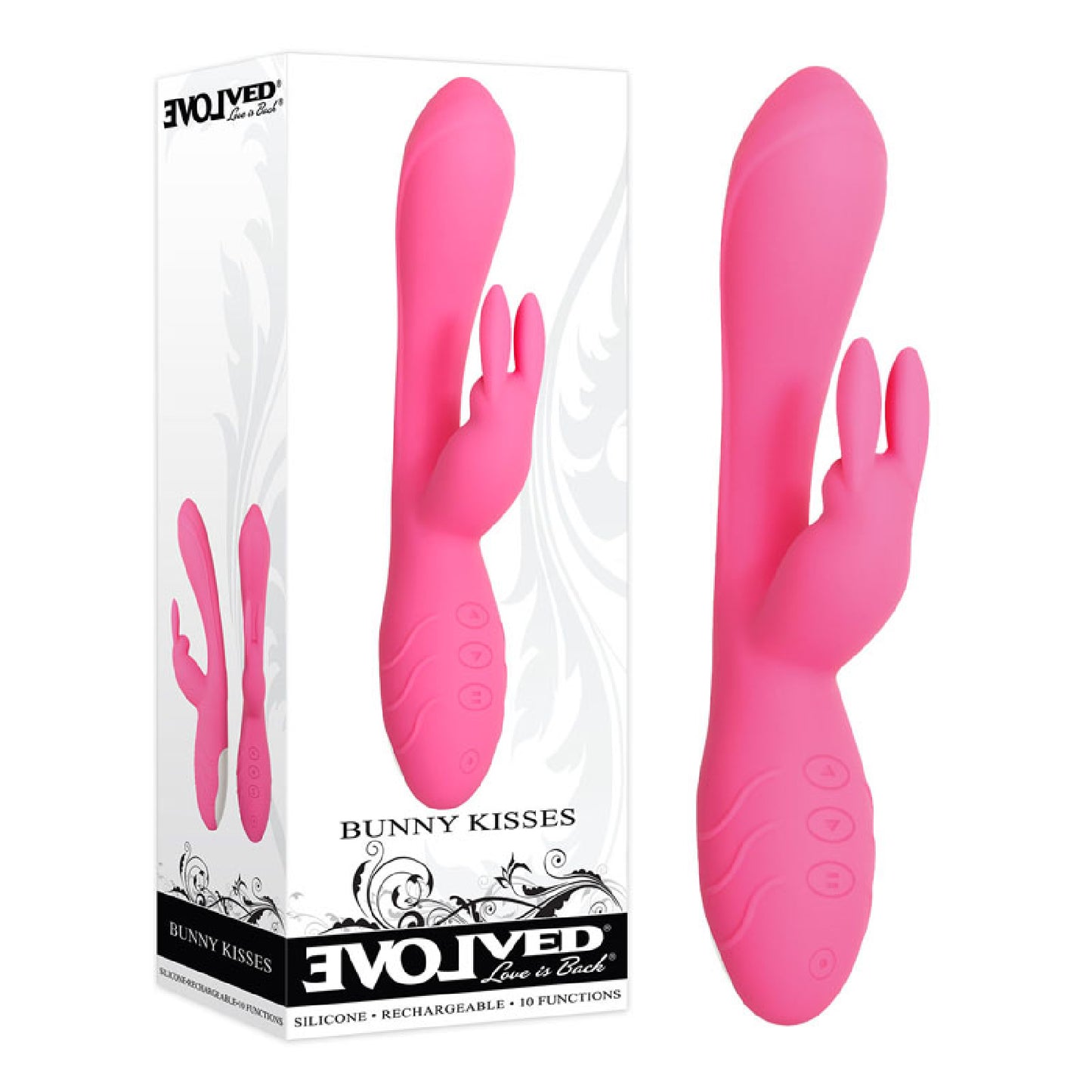 Evolved Bunny Kisses - cock rings Australia | Female Strap Ons in Australia