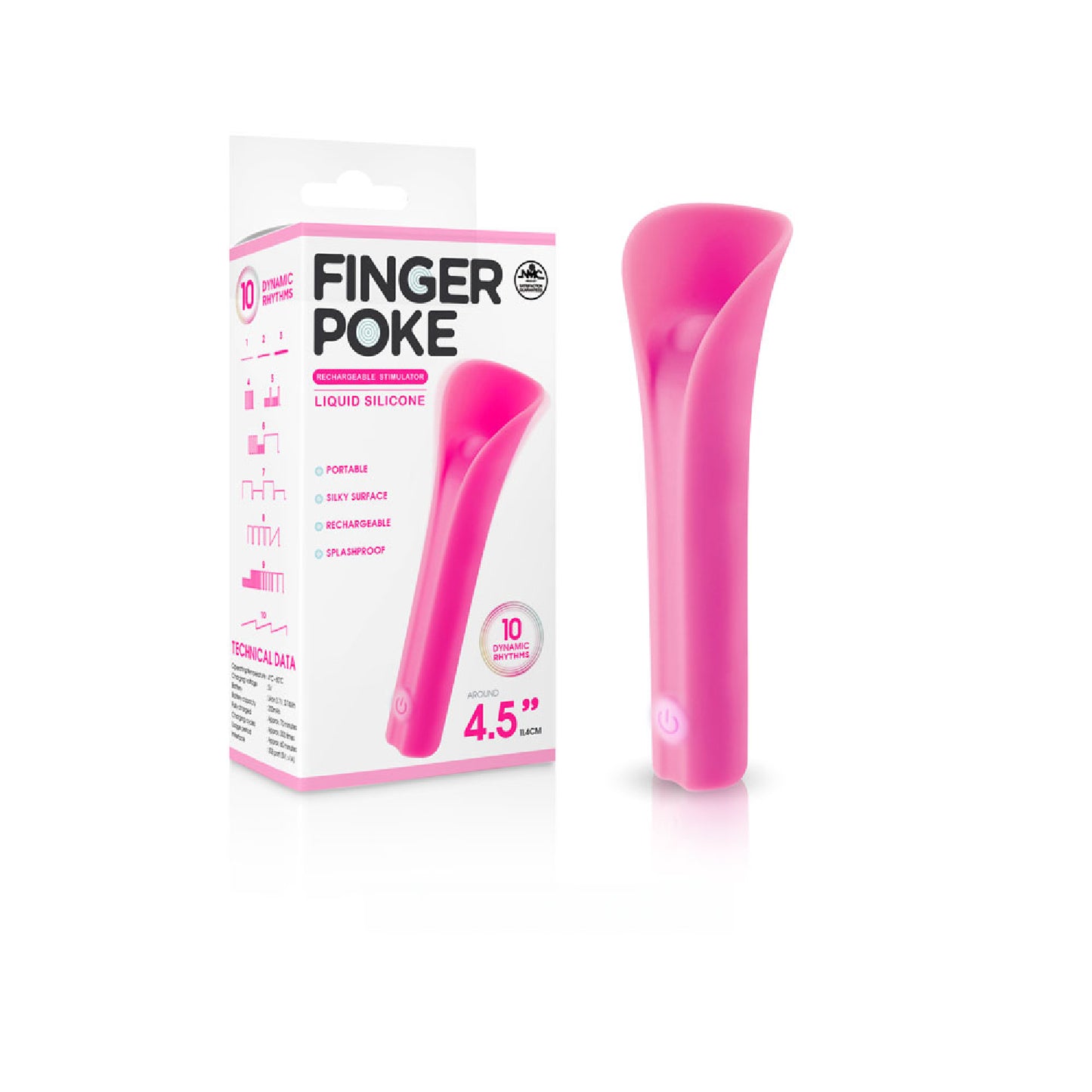 Finger Poke - Pink - Fetish Gear Australia | Buy Condoms Online in Australia