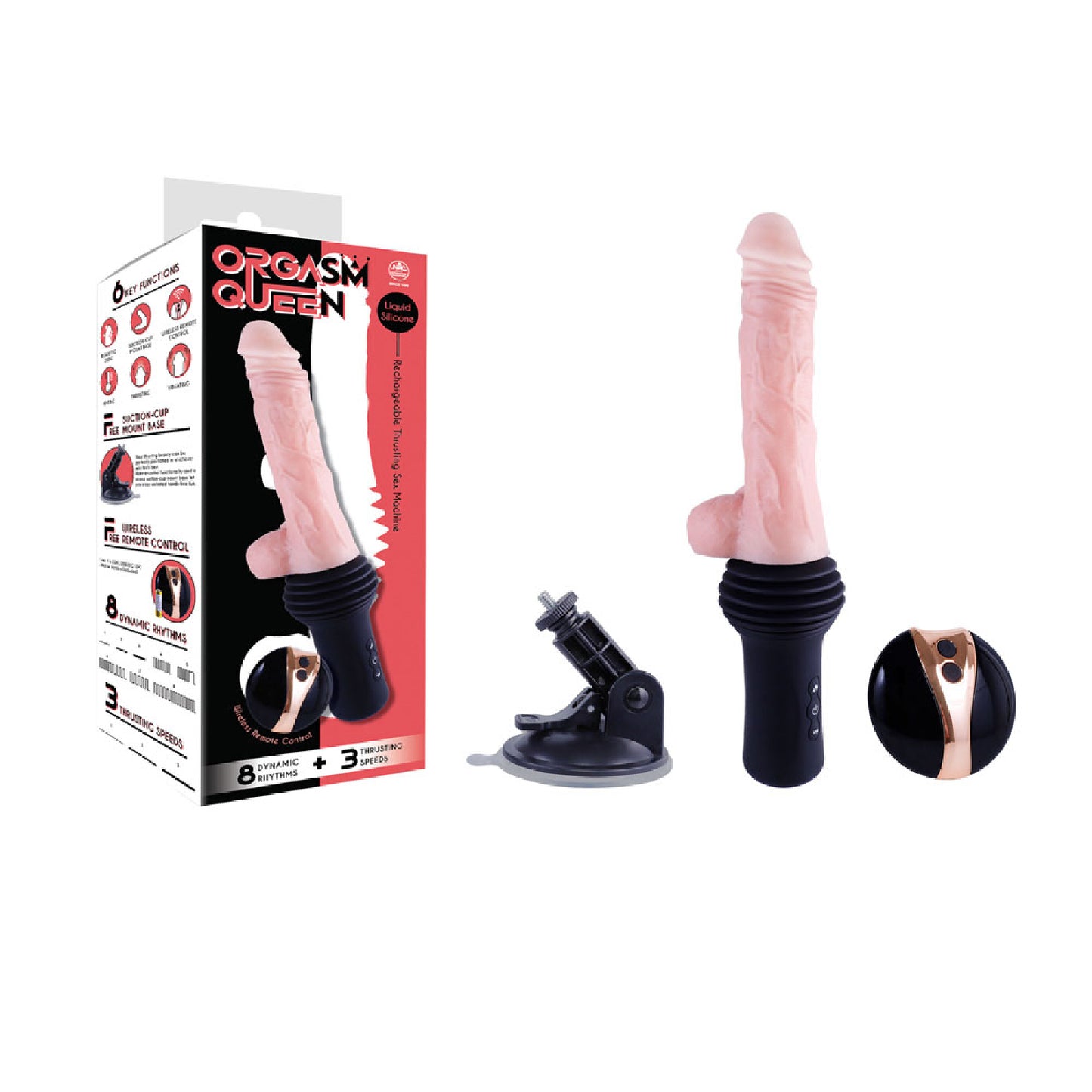 Orgasm Queen Thrusting Dildo - fetish gear Australia | sex toys, adult