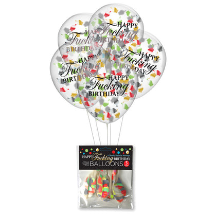 Happy Fucking Birthday Confetti Balloons - Buy Bondage Gear in Australia | bullet vibrators Australia