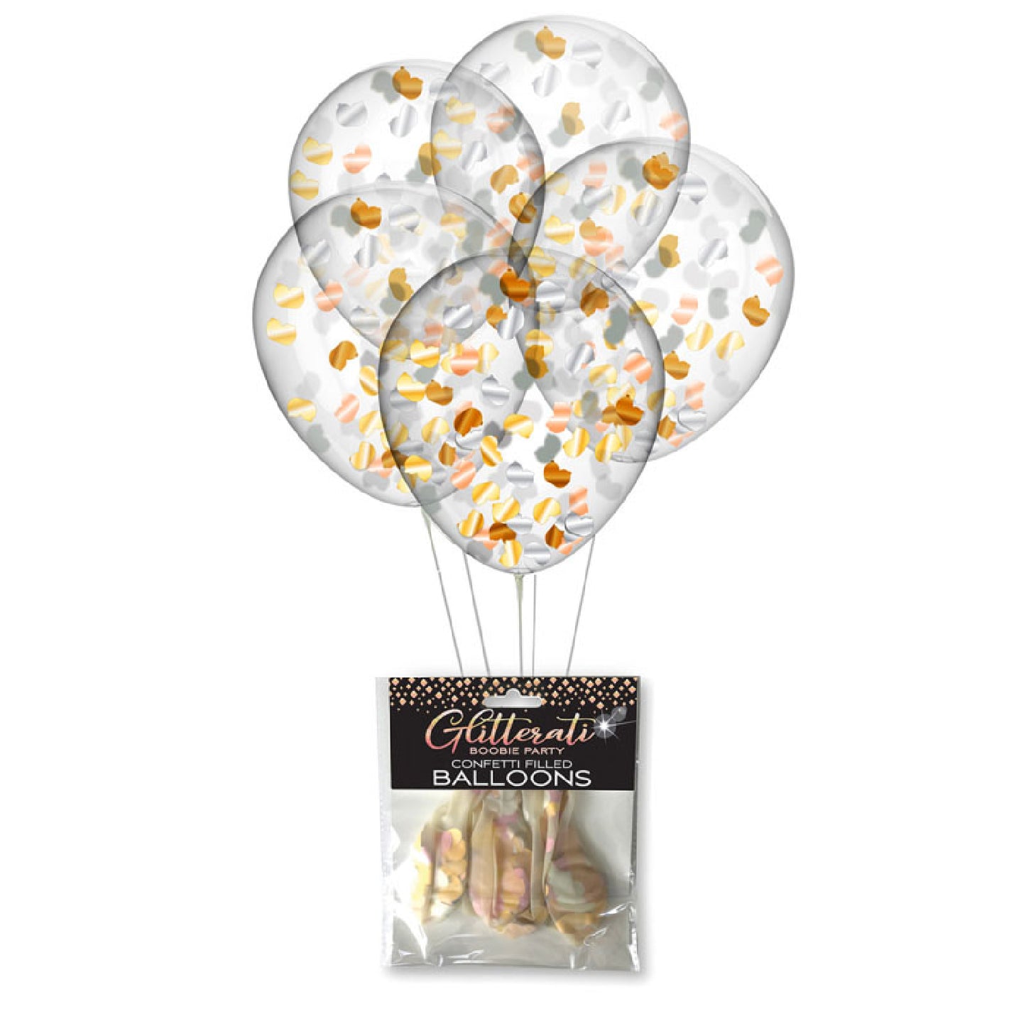 Glitterati - Boobie Confetti Balloons - Buy Sex Kits in Australia | sex toys, adult