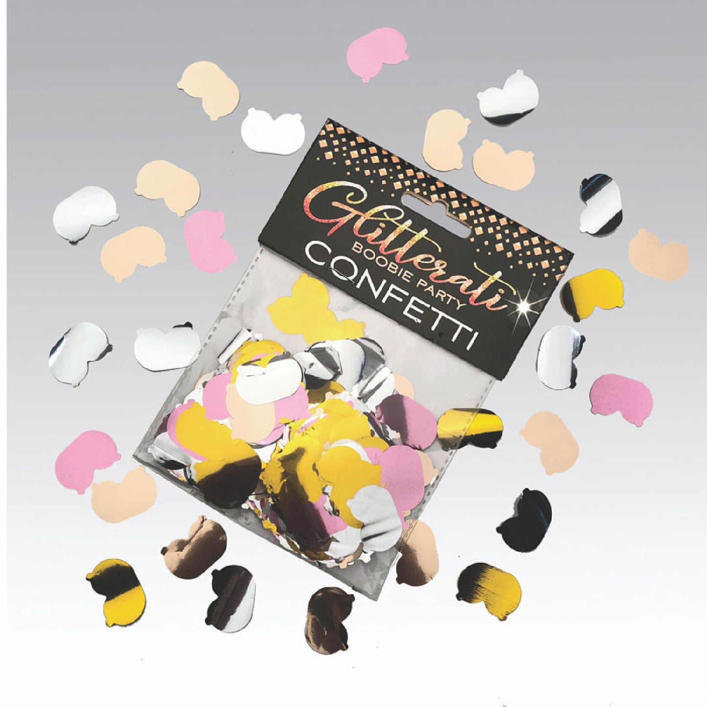 Glitterati - Boobie Confetti - female sex toys | female strap ons Australia
