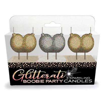 Glitterati - Boobie Candle Set - online sex shop Australia | Buy Glass Sex Toys in Australia