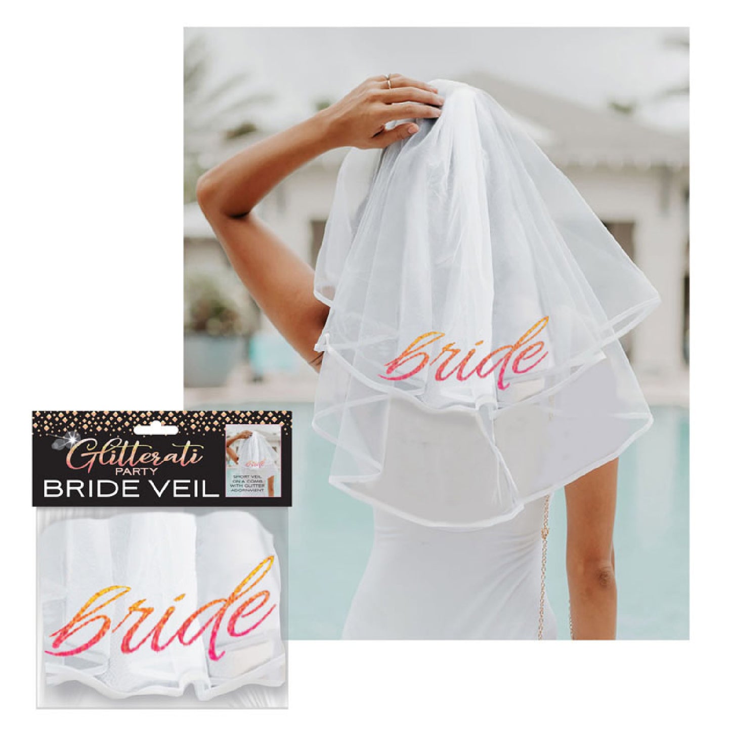 Glitterati - Bride Veil - fetish gear Australia | Bullet Vibrators in Australia