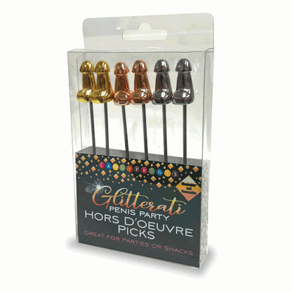 Glitterati Hors d'Oeuvre Picks - 6 Pack - Buy Sex Toys In Australia | online sex shop Australia