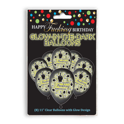 Happy Fucking Birthday Glow In The Dark Balloons - Strap Ons in Australia | Best Cock Rings in Australia