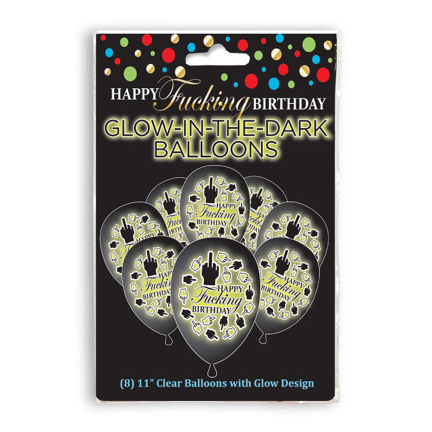 Happy Fucking Birthday Glow In The Dark Balloons - Strap Ons in Australia | Best Cock Rings in Australia