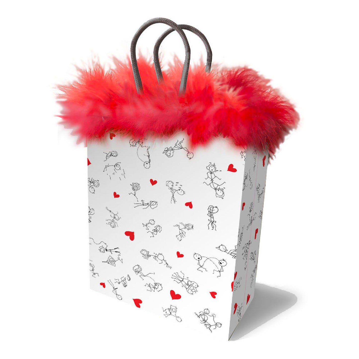 Naughty Stick Figures Gift Bag - Dildos in Australia | Couple Sex Toys in Australia
